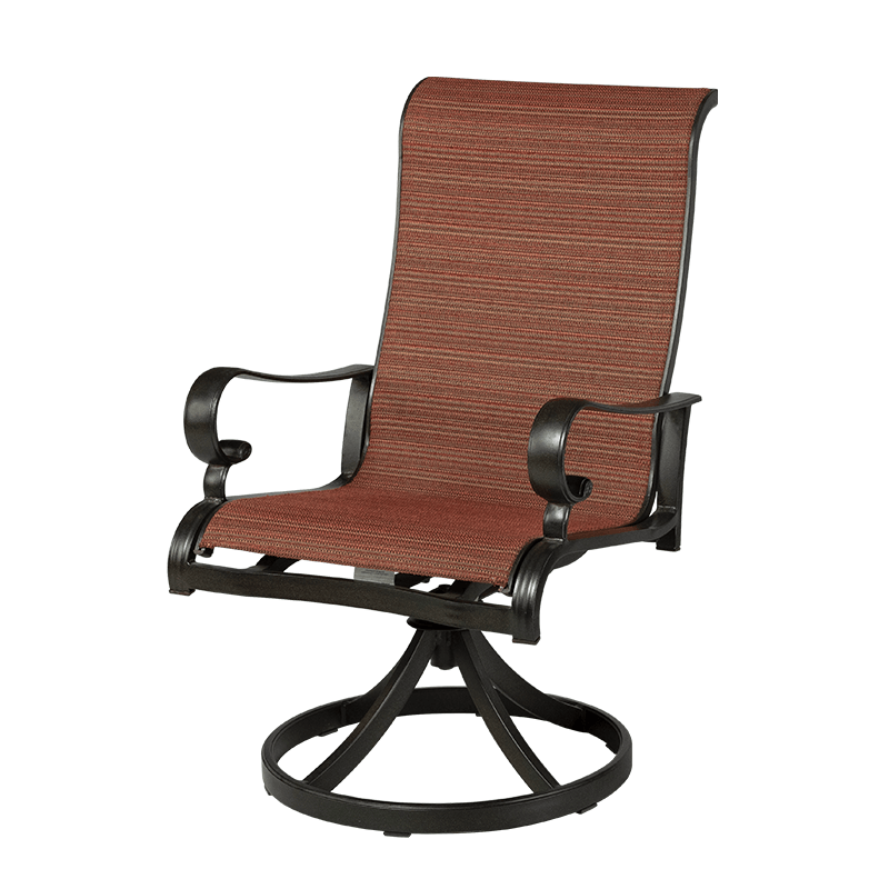 032 Cast Aluminum Swivel Rocker Chair