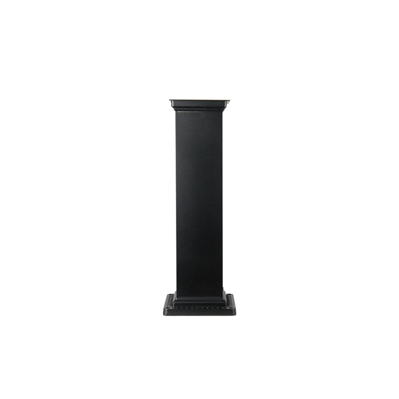 DH-F Surface Mount Aluminum Lamp Post with Cast Aluminum Base & Decorative Cover