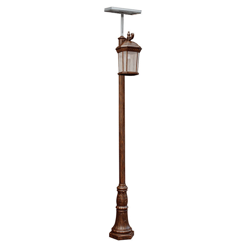 E-1889-1 Solar Garden Light Lamp Post